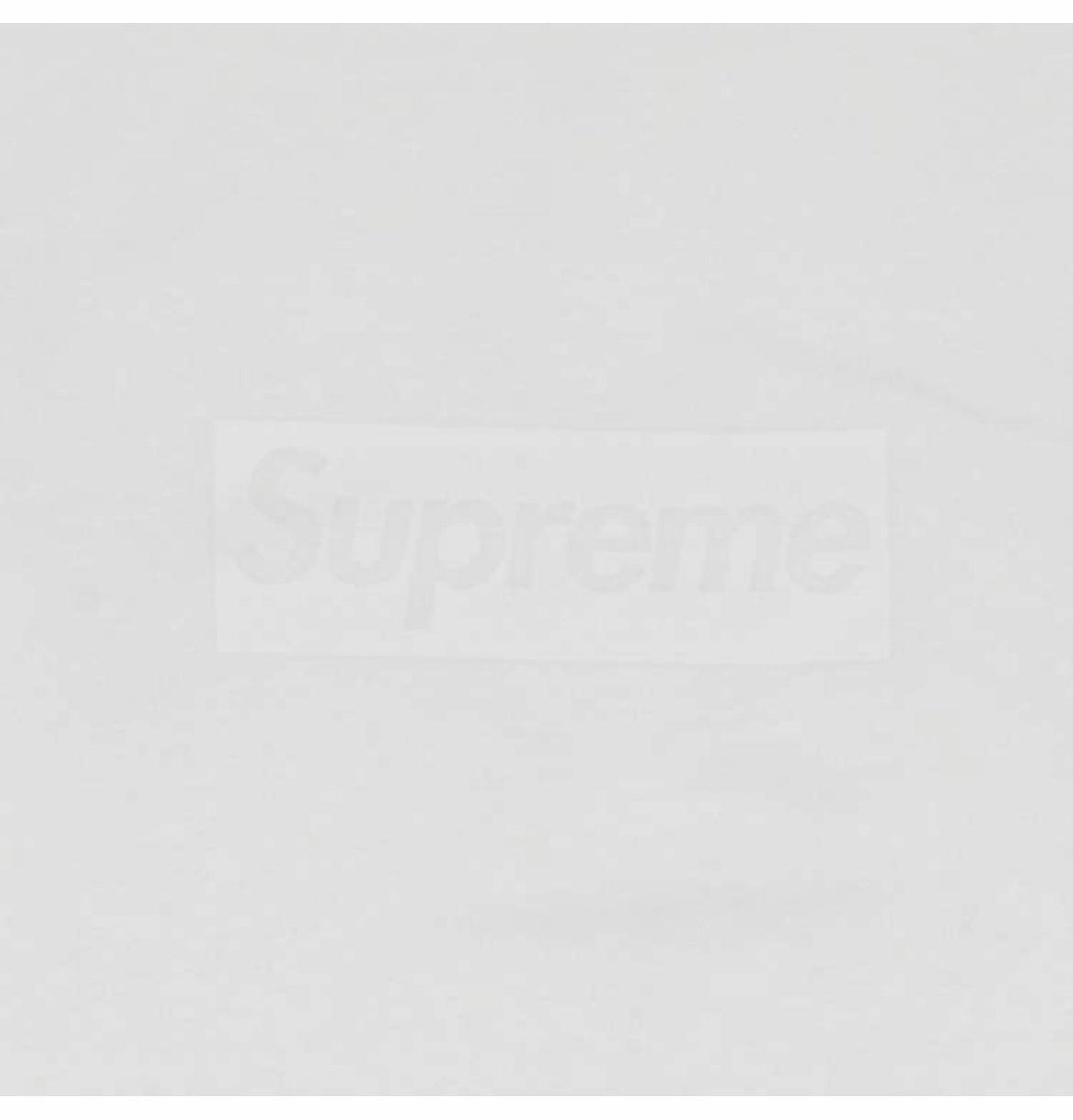 Supreme Tonal Box Logo Tee White